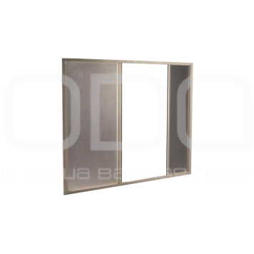 Штора на ванну ODA (полістирол 3-стулки) -2